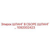1092002423 ШЛАНГ В СБОРЕ (ШЛАНГ...) Epiroc