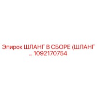 1092170754 ШЛАНГ В СБОРЕ (ШЛАНГ…) Epiroc