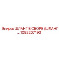 1092207193 ШЛАНГ В СБОРЕ (ШЛАНГ...) Epiroc