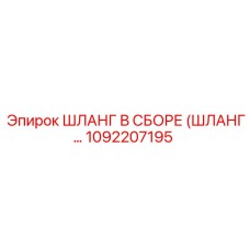 1092207195 ШЛАНГ В СБОРЕ (ШЛАНГ...) Epiroc