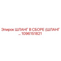 1096151821 ШЛАНГ В СБОРЕ (ШЛАНГ…) Epiroc