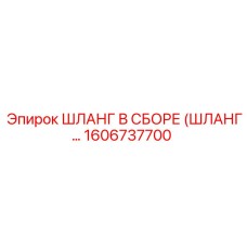1606737700 ШЛАНГ В СБОРЕ (ШЛАНГ…) Epiroc