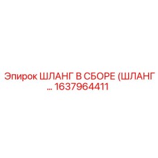 1637964411 ШЛАНГ В СБОРЕ (ШЛАНГ…) Epiroc