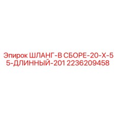 2236209458 ШЛАНГ-В СБОРЕ-20-X-55-ДЛИННЫЙ-201 Epiroc