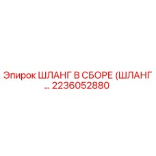 2236052880 ШЛАНГ В СБОРЕ (ШЛАНГ...) Epiroc