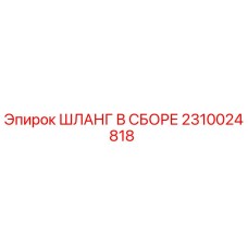 2310024818 ШЛАНГ В СБОРЕ Epiroc