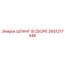 2651217446 ШЛАНГ В СБОРЕ Epiroc