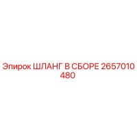 2657010480 ШЛАНГ В СБОРЕ Эпирок