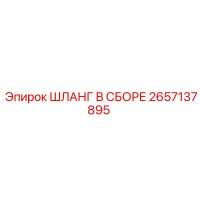 2657137895 ШЛАНГ В СБОРЕ Epiroc