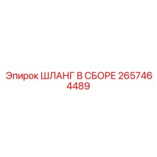 2657464489 ШЛАНГ В СБОРЕ Epiroc