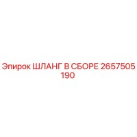 2657505190 ШЛАНГ В СБОРЕ Epiroc