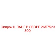 2657523300 ШЛАНГ В СБОРЕ Epiroc