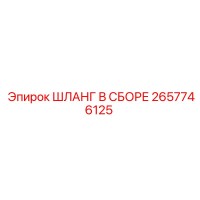 2657746125 ШЛАНГ В СБОРЕ Epiroc
