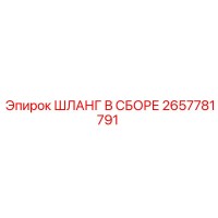 2657781791 ШЛАНГ В СБОРЕ Epiroc