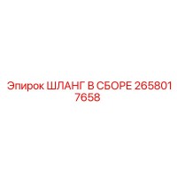 2658017658 ШЛАНГ В СБОРЕ Epiroc