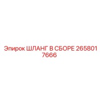 2658017666 ШЛАНГ В СБОРЕ Epiroc