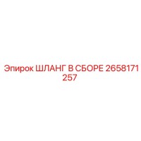 2658171257 ШЛАНГ В СБОРЕ Epiroc