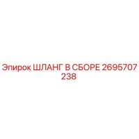 2695707238 ШЛАНГ В СБОРЕ Epiroc