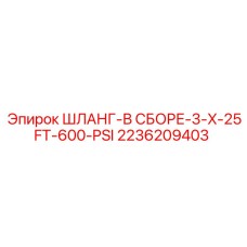 2236209403 ШЛАНГ-В СБОРЕ-3-X-25FT-600-PSI Epiroc