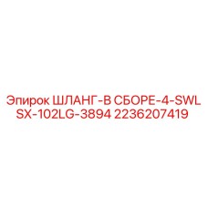 2236207419 ШЛАНГ-В СБОРЕ-4-SWLSX-102LG-3894 Epiroc