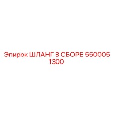 5500051300 ШЛАНГ В СБОРЕ Epiroc