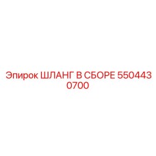 5504430700 ШЛАНГ В СБОРЕ Epiroc