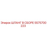 5575700223 ШЛАНГ В СБОРЕ Epiroc