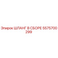 5575700299 ШЛАНГ В СБОРЕ Epiroc