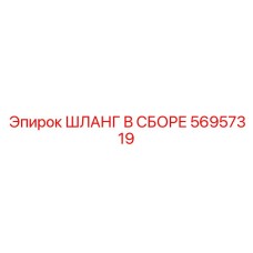 56957319 ШЛАНГ В СБОРЕ Epiroc