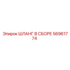 56961774 ШЛАНГ В СБОРЕ Epiroc