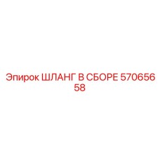 57065658 ШЛАНГ В СБОРЕ Epiroc