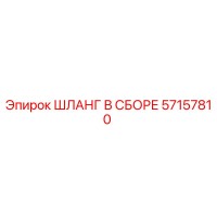 57157810 ШЛАНГ В СБОРЕ Эпирок