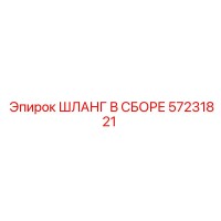 57231821 ШЛАНГ В СБОРЕ Epiroc