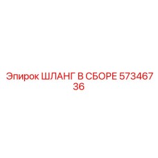 57346736 ШЛАНГ В СБОРЕ Epiroc