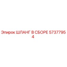 57377954 ШЛАНГ В СБОРЕ Epiroc