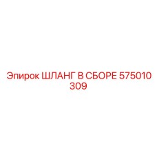 575010309 ШЛАНГ В СБОРЕ Epiroc