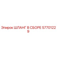 57701229 ШЛАНГ В СБОРЕ Epiroc