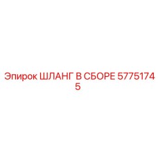 57751745 ШЛАНГ В СБОРЕ Epiroc