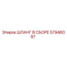 57946097 ШЛАНГ В СБОРЕ Epiroc