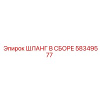 58349577 ШЛАНГ В СБОРЕ Epiroc
