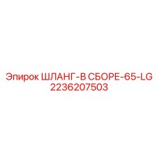 2236207503 ШЛАНГ-В СБОРЕ-65-LG Epiroc