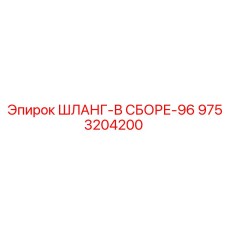 9753204200 ШЛАНГ-В СБОРЕ-96 Epiroc