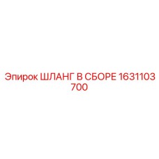 1631103700 ШЛАНГ В СБОРЕ Epiroc