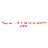 2651776318 ШЛАНГ В СБОРЕ Epiroc