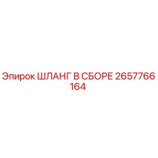 2657766164 ШЛАНГ В СБОРЕ Epiroc