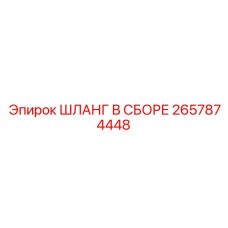 2657874448 ШЛАНГ В СБОРЕ Epiroc
