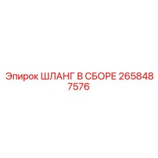 2658487576 ШЛАНГ В СБОРЕ Epiroc