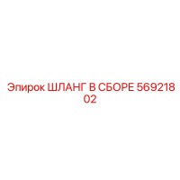 56921802 ШЛАНГ В СБОРЕ Epiroc
