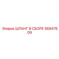 56947609 ШЛАНГ В СБОРЕ Эпирок