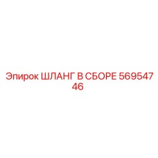 56954746 ШЛАНГ В СБОРЕ Epiroc